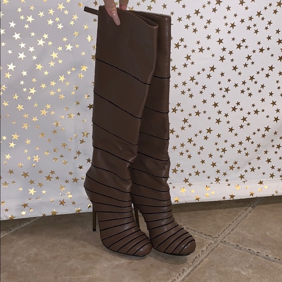 L.A.M.B. Shoes - Brown leather boot